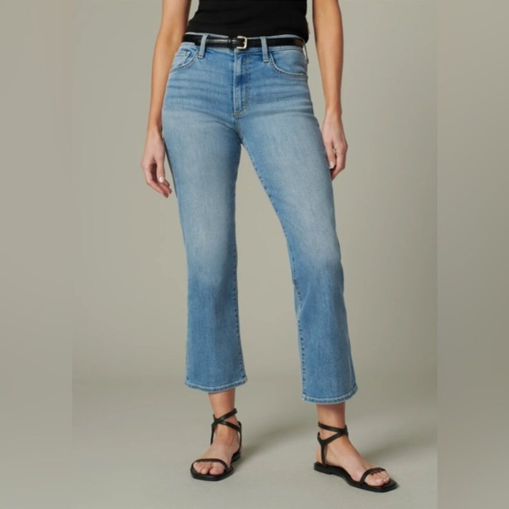 Light Blue Joe's Jeans the Callie High-rise Utility Cropped